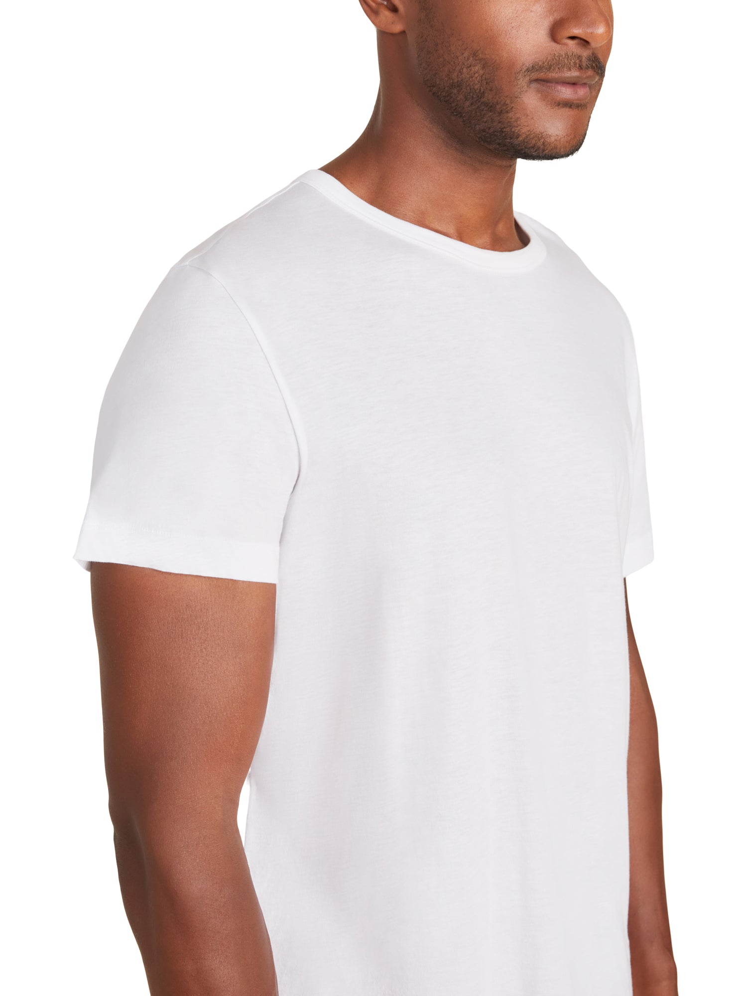 Mens | Malibu Collection Washed Jersey Short Sleeve Crew | White