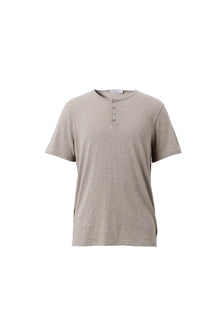 Mens | Malibu Collection Slub Henley Tee | Nickel