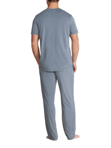 Mens | Malibu Collection Triblend Pigment Washed Tee | Blue Cove