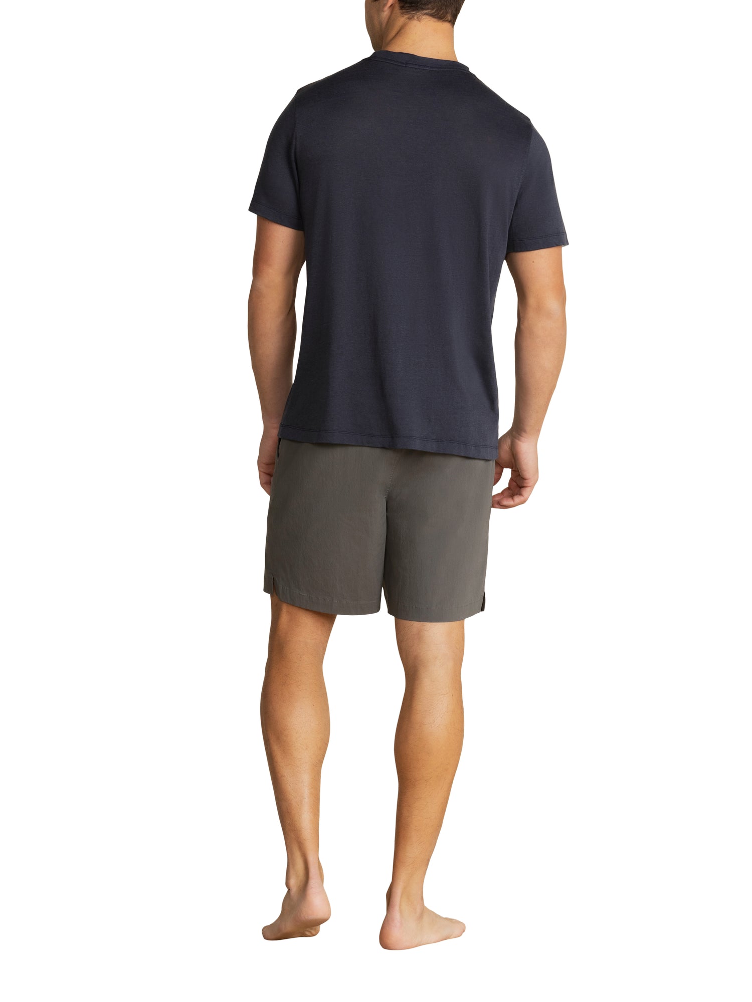 Mens | Malibu Collection Slub Burnout Cut Neck Tee | Indigo