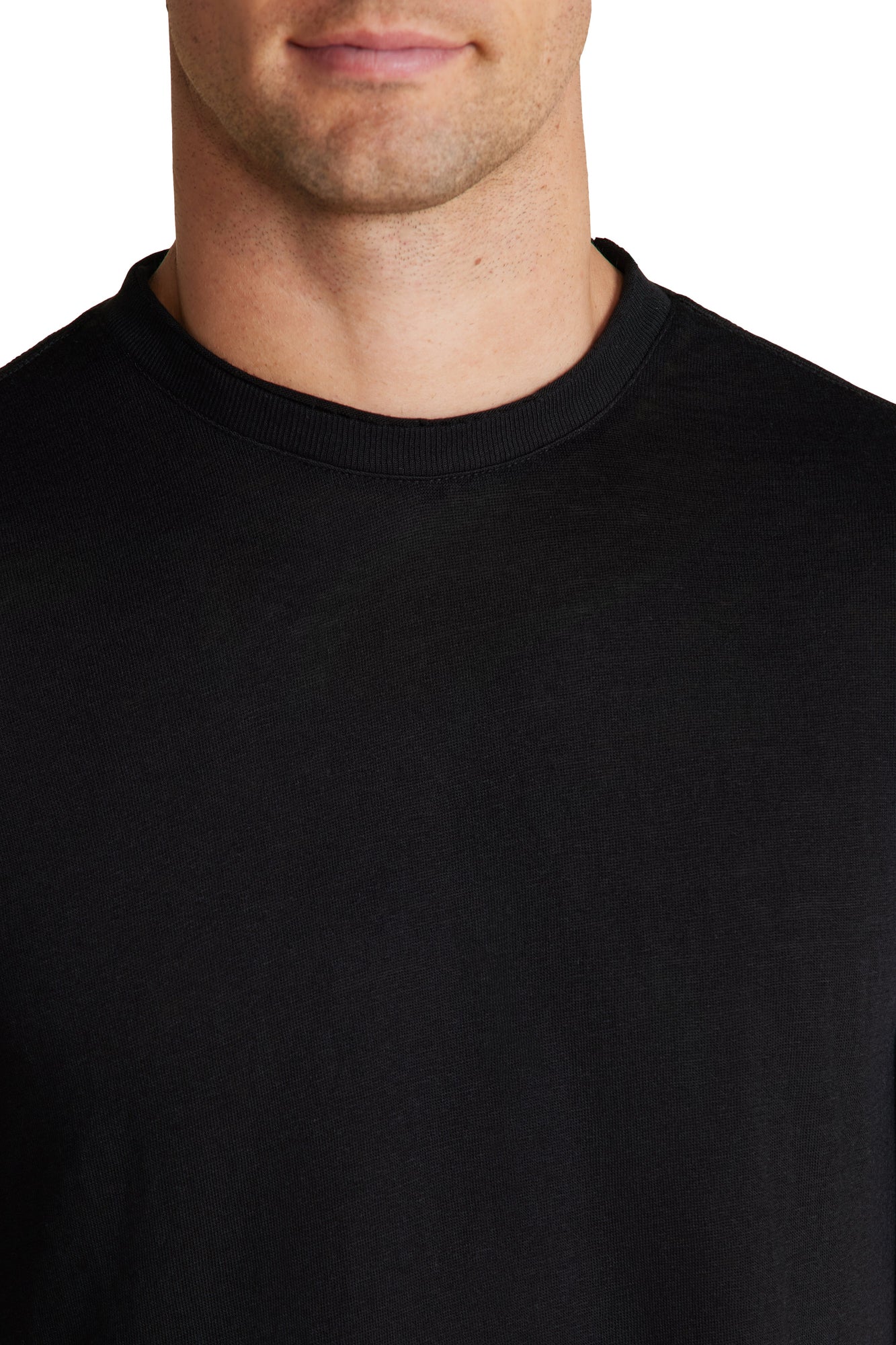 Mens | Malibu Collection Slub Burnout Cut Neck Tee | Indigo