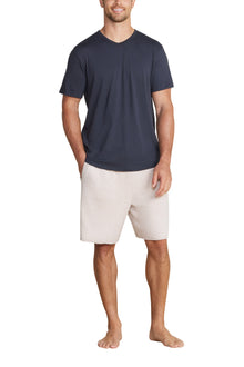 Mens | Malibu Collection Washed Jersey Short Sleeve | Indigo