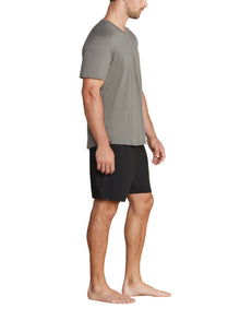 Mens | Malibu Collection Washed Jersey Short Sleeve | Steel
