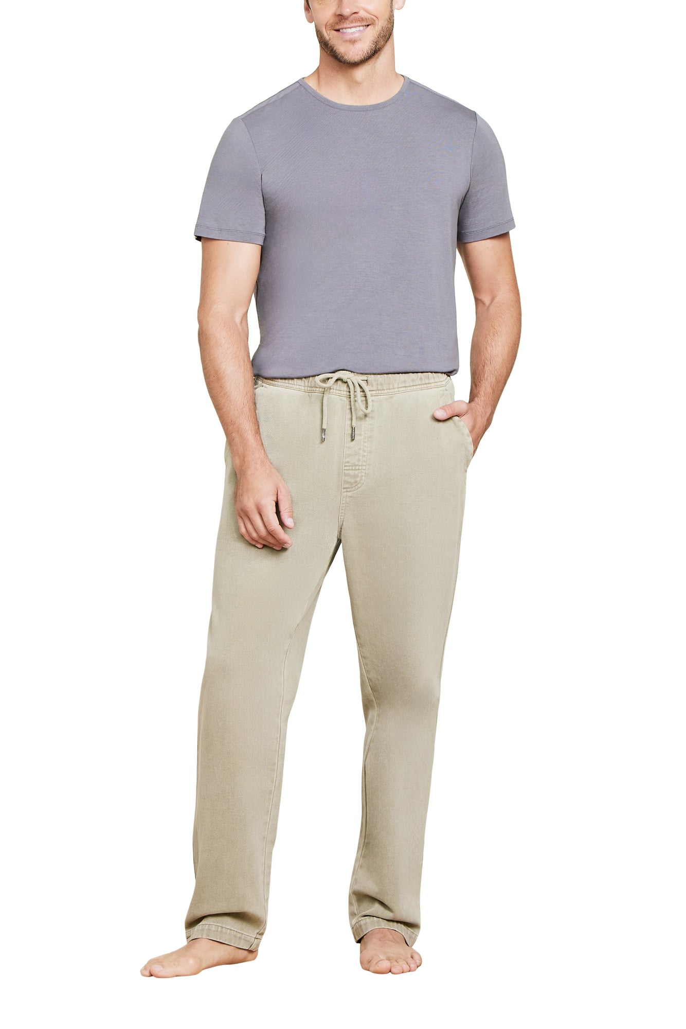 Mens | Malibu Collection Brushed Twill Pant | Military