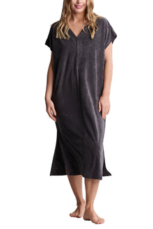 Womens | CozyTerry Caftan | Carbon