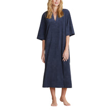 Cozyterry Placket Caftan | Indigo