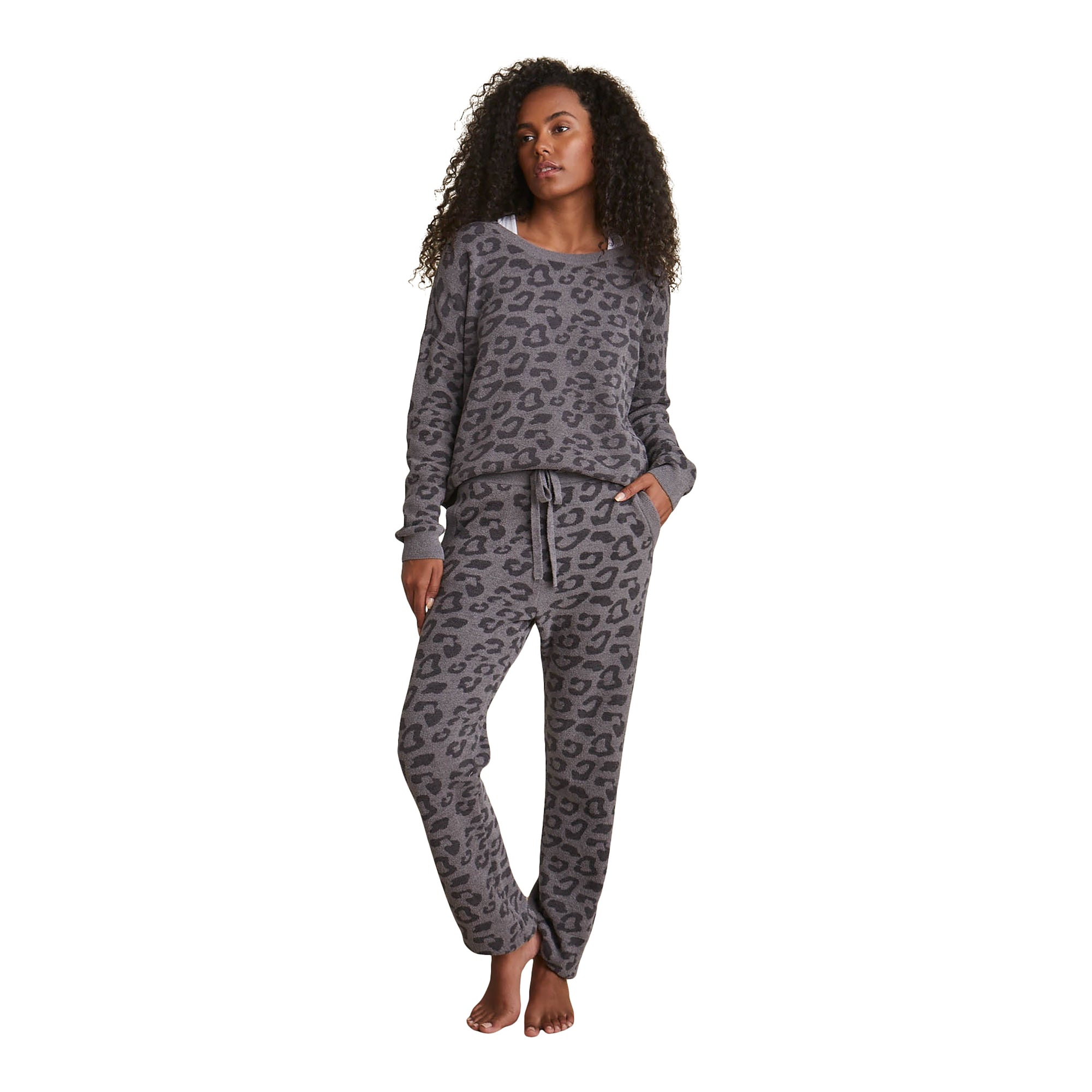 Cozychic Ultra Lite Slouchy Barefoot In the Wild Pullover | Graphite/Carbon