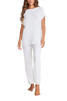Womens | CozyChic Ultra Lite Mixed Stitch Dolman Pullover | Sea Salt