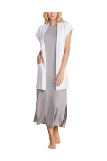 Womens | Cozychic Ultra Lite Waist Tie Vest | Sand Dune