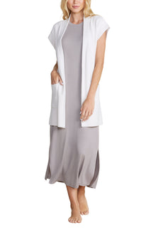 Womens | CozyChic Ultra Lite Waist Tie Vest | Sand Dune