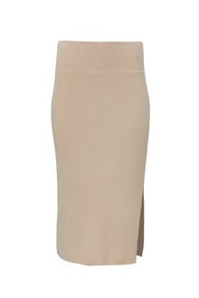 Womens | CozyChic Ultra Lite Ribbed Midi Skirt | Stone