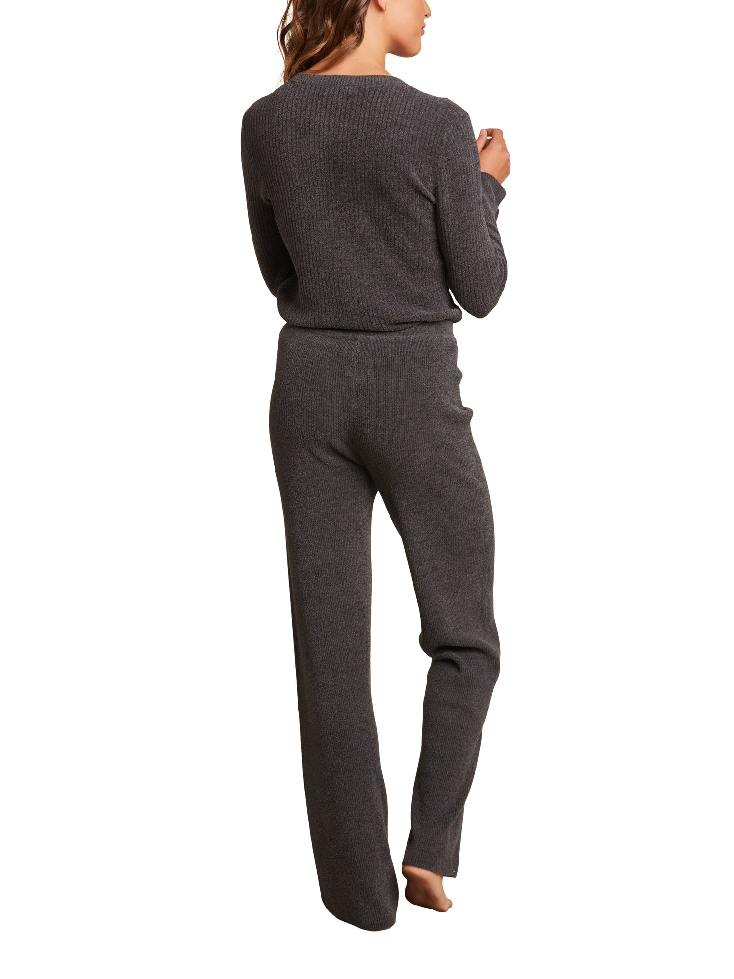 Womens | CozyChic Ultra Lite Fine Rib Pant | Carbon