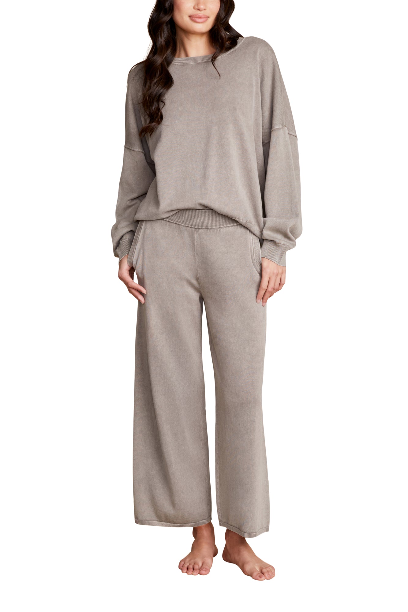 Womens | SunBleached Cropped Pant | Beach Rock
