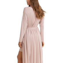 Luxe Milk Jersey Women's Duster Robe | Faded Rose