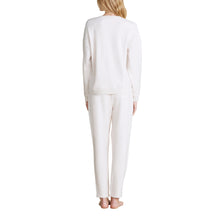 Malibu Collection Brushed Fleece Sweater Mix Tapered Pant | Sand Dune