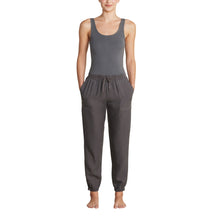 Malibu Collection Linen Blend Jogger | Coal