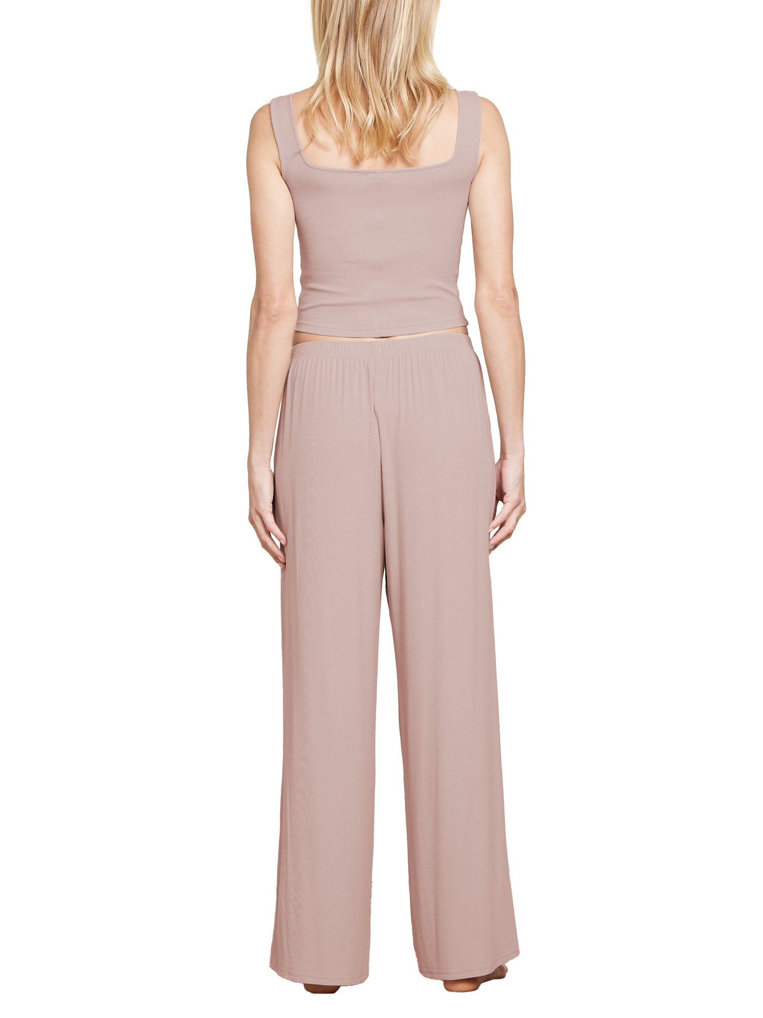 Womens | Malibu Collection Ultra Soft Rib Cropped Tank | Willow