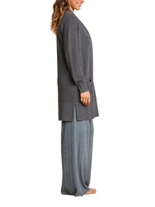 Womens | Luxeblend Waffle Knit Cardigan | Anchor