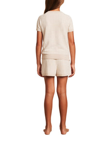 Youth | CozyChic Ultra Lite Wavy Shorts | Stone/Pearl