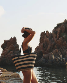 Bieno Tote - Stripe | Black