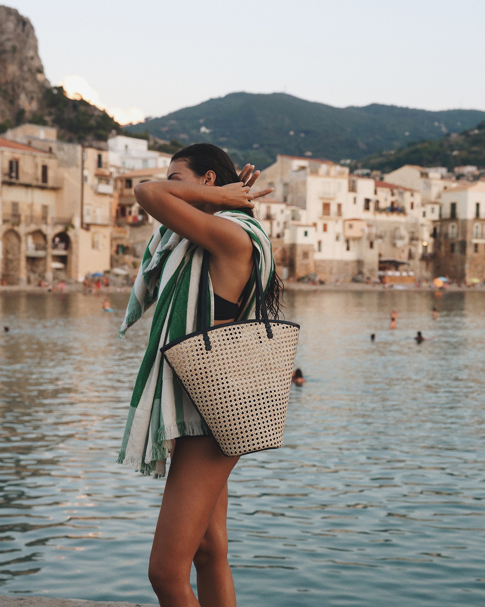 Tula Bag - Rattan | Black