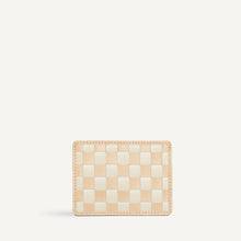 Nico Card Case - Check | Caramel/Cream