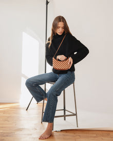 Mini Sling - Check | Caramel/Sienna