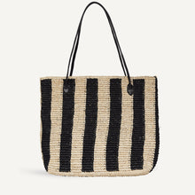 Francoise Tote | Black Stripe