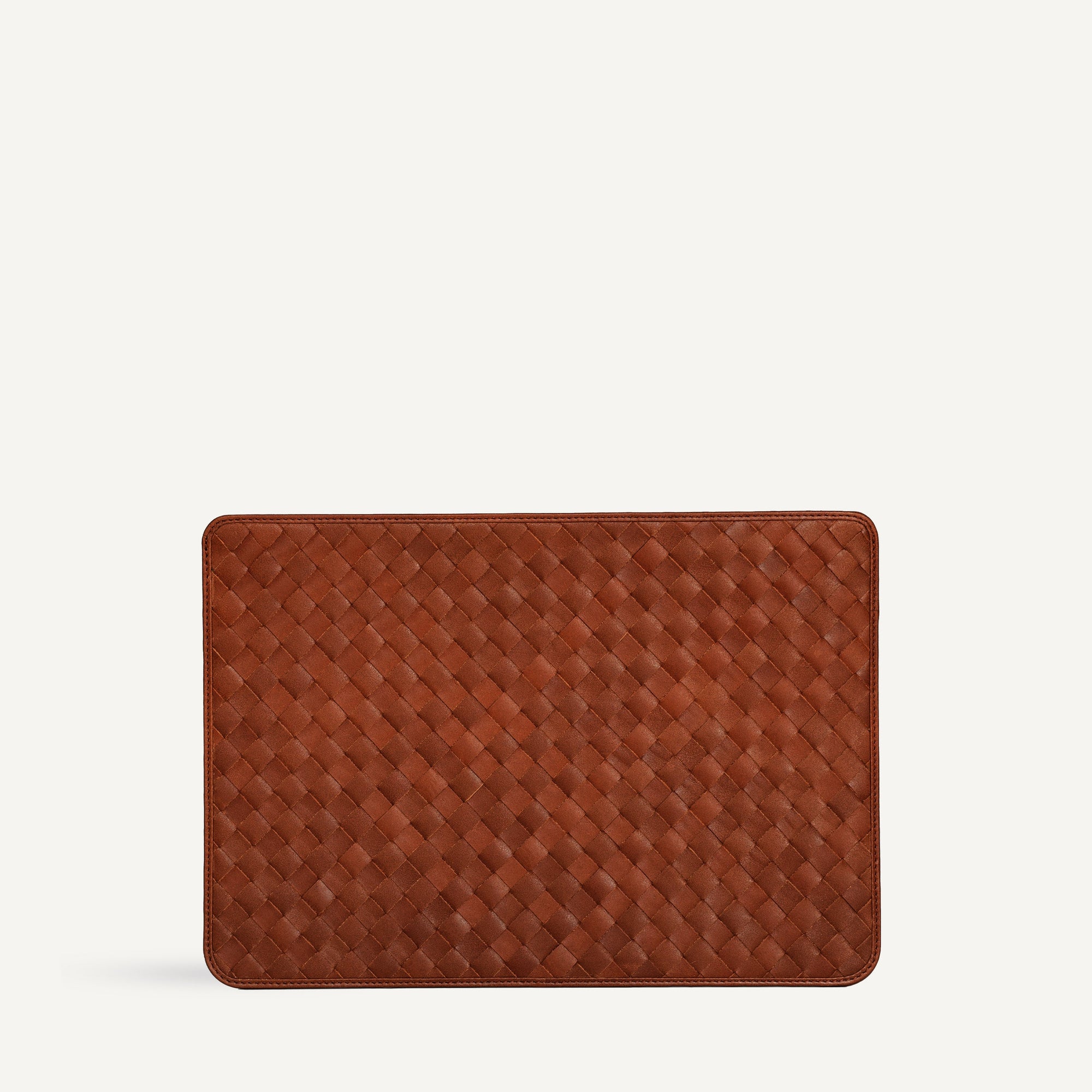 Lia Laptop Case - Carre Weave | Sienna