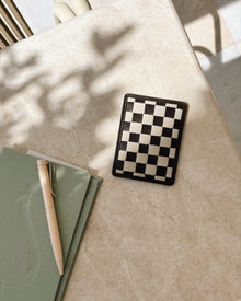 Nico Card Case - Check | Brown/Cream-Check