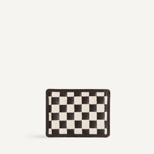 Nico Card Case - Check | Brown/Cream-Check