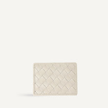 Nico Card Case - Carre Weave | Cream