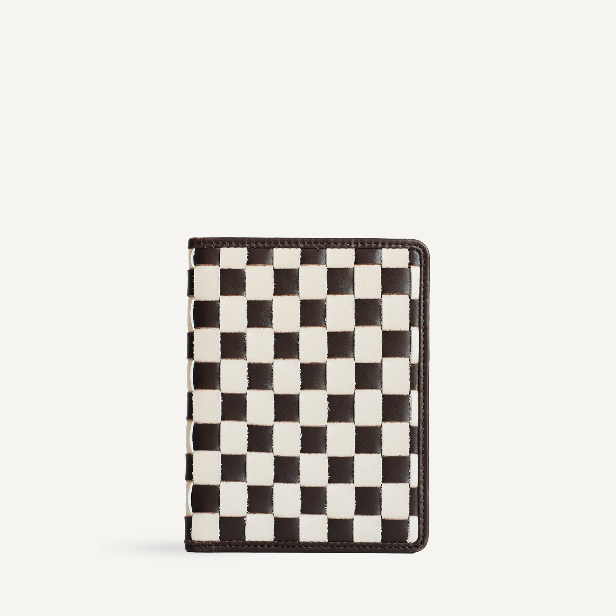 Este Passport Holder - Check | Brown/Cream