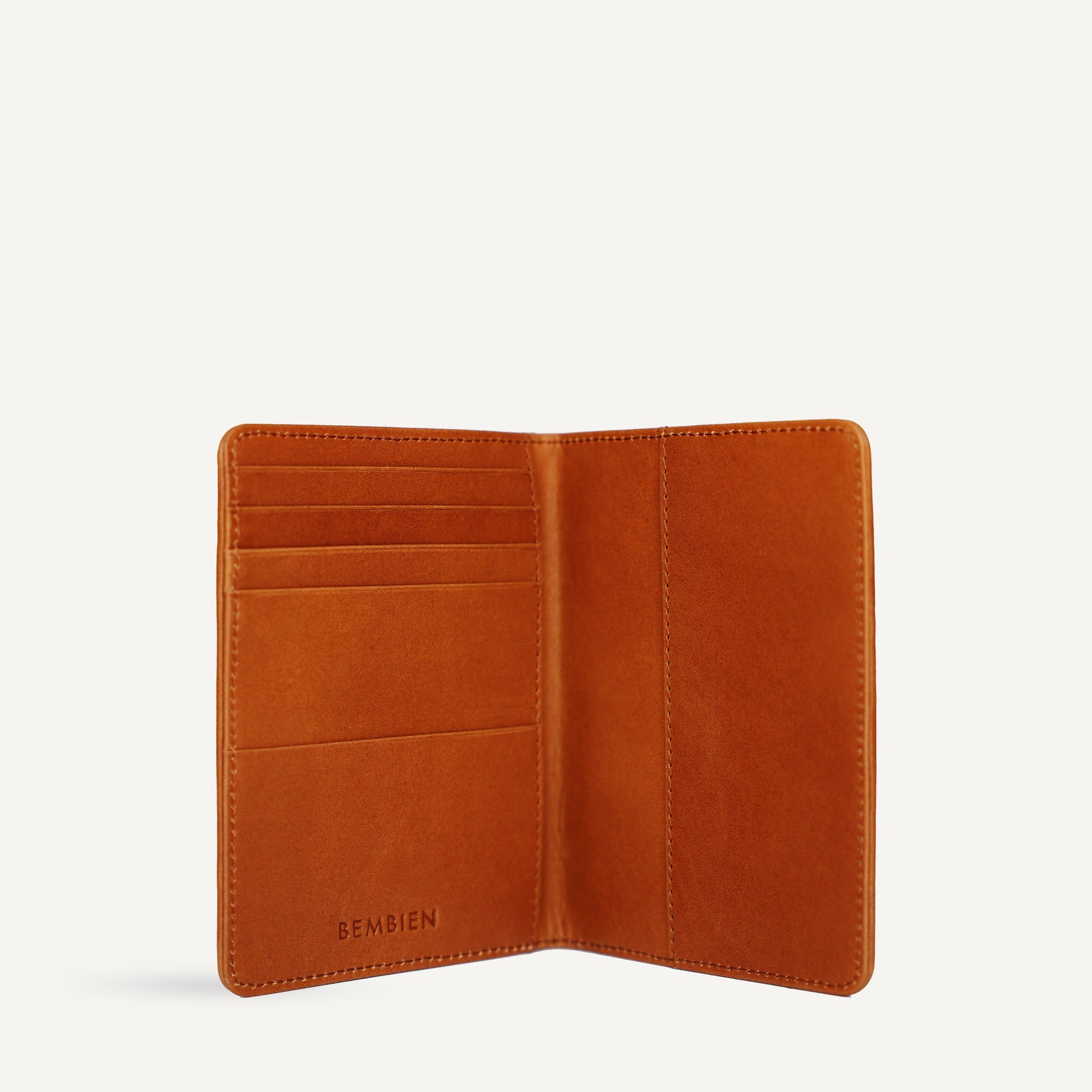 Este Passport Holder - Check | Caramel/Sienna