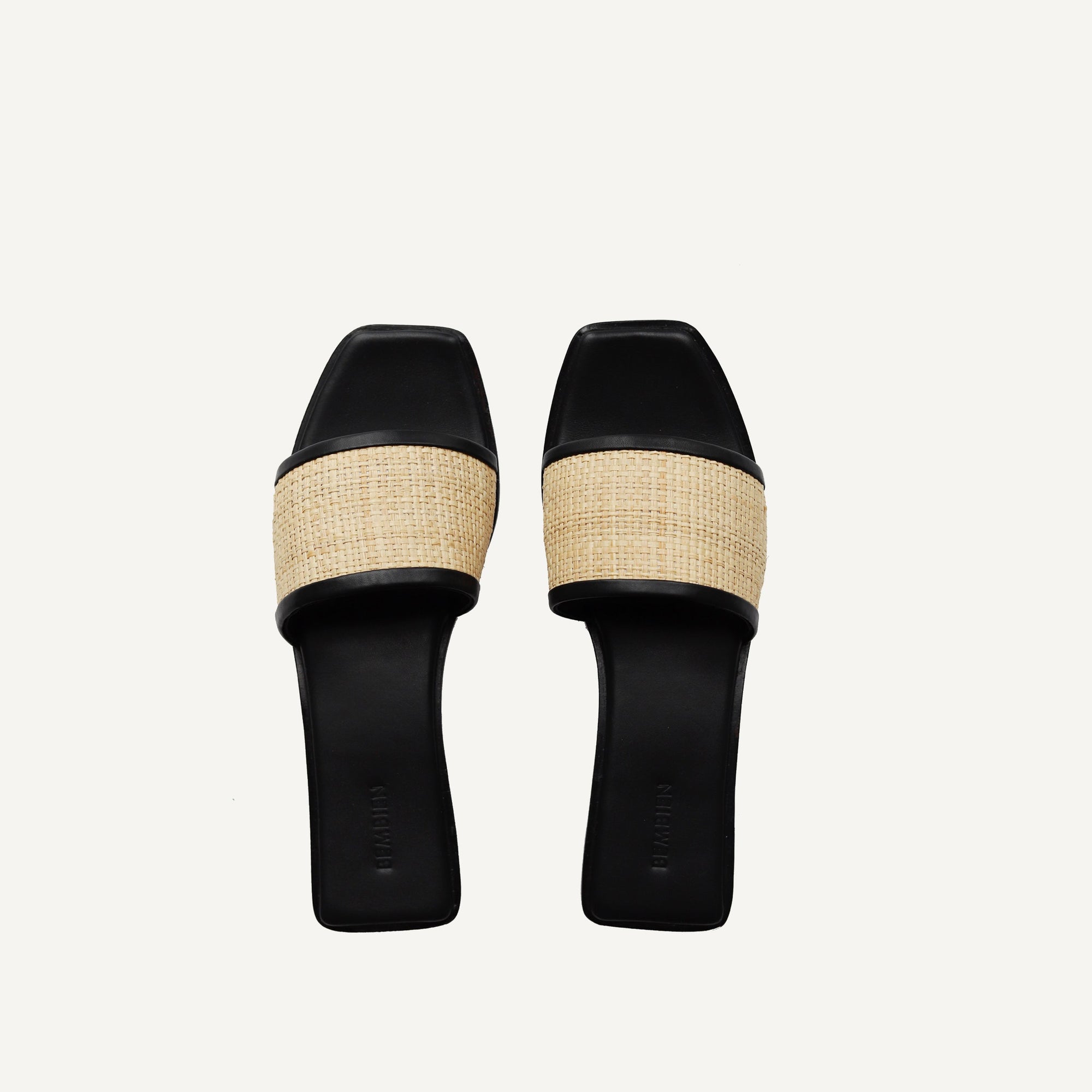 Ona Slide - Raffia | Black