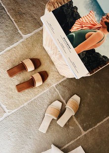 Ona Slide - Raffia | Sienna
