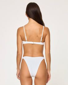 Missy Bikini Top | Eyelet White