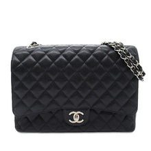 Chanel | Pre-Owned Maxi Classic Caviar Double Flap | Black