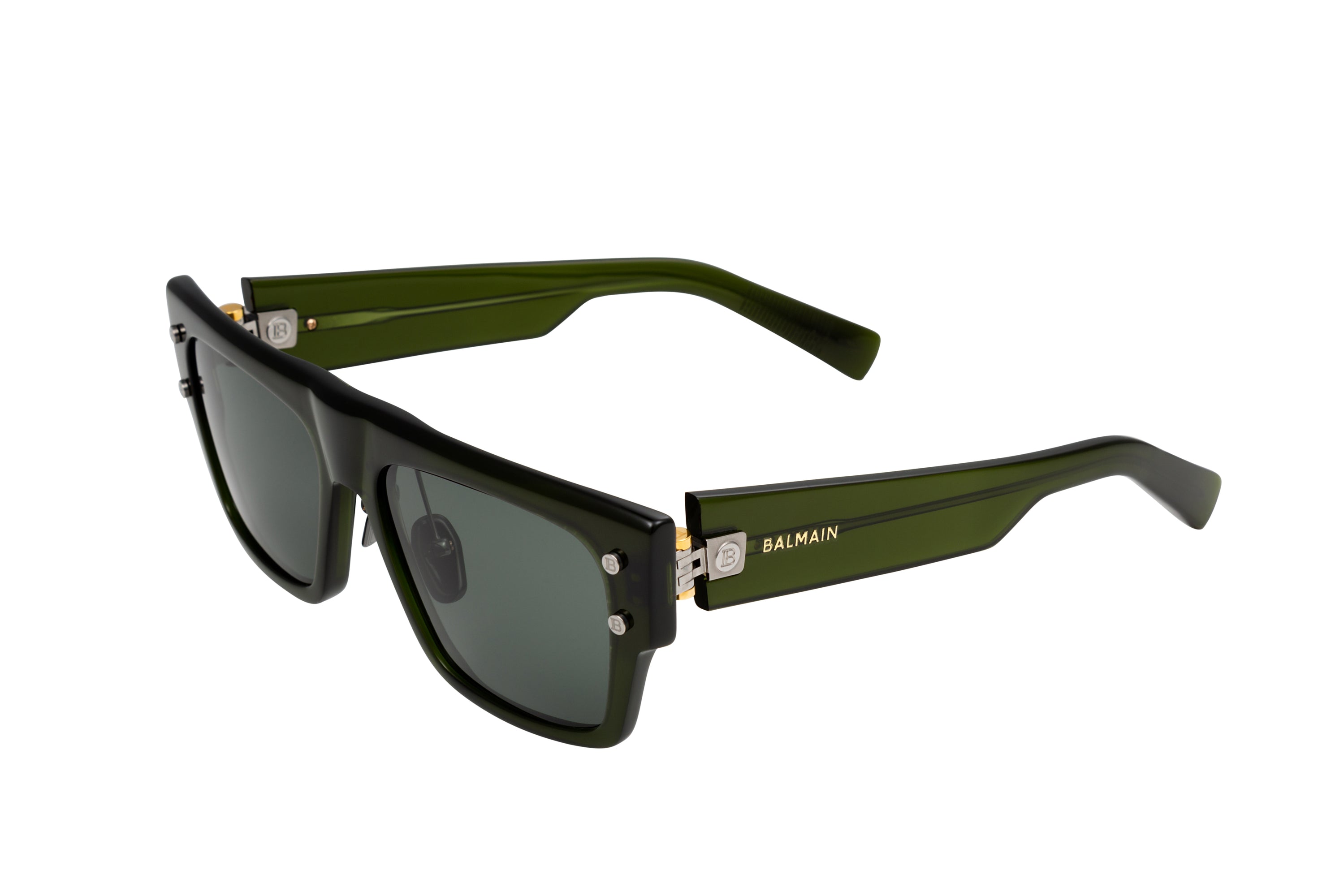 Unisex | B - III Sunglass | Dark Olive - Black Palladium | Dark Green