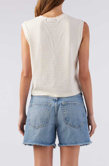 AMO Denim | Sleeveless Babe Tee in Natural