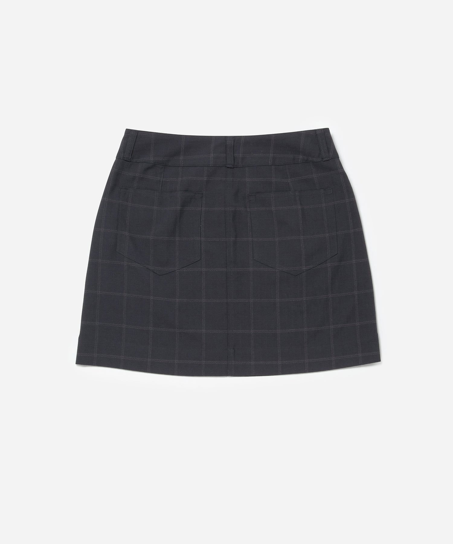 Black | Zoe Gabardine Skirt