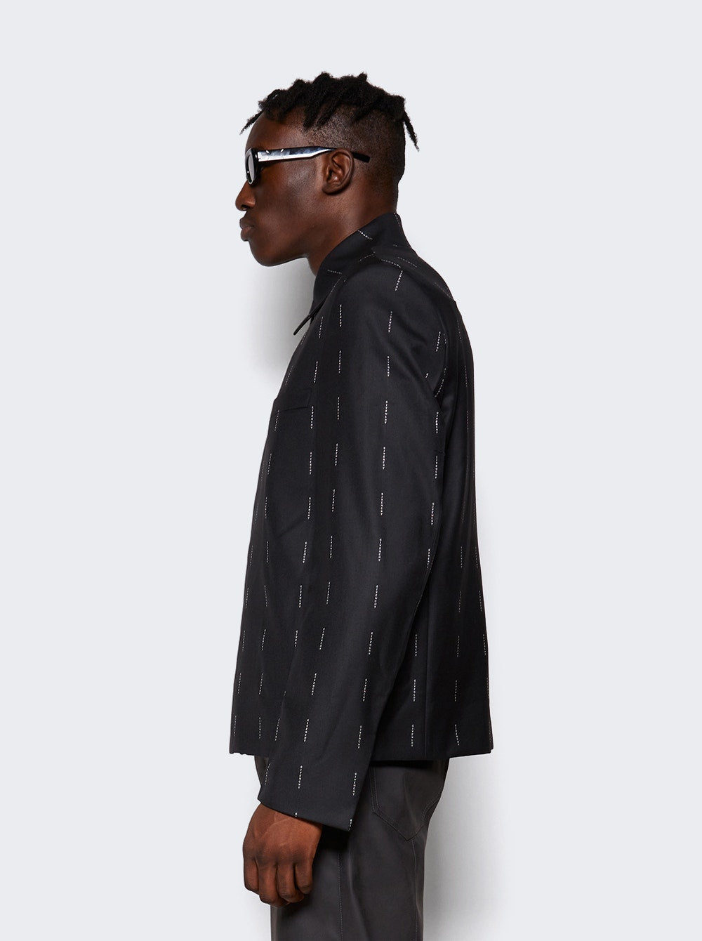 Men | Givenchy | Structured Zipped Jacket | Black