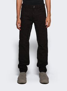 Men | Givenchy | Zipped Slim Fit Denim Trousers | Dark Brown (V1)