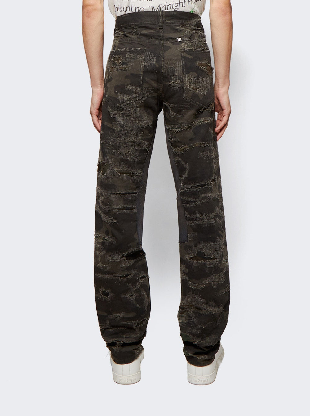 Men | Givenchy | Leg Yoked Slim Fit Denim Trousers | Khaki Brown