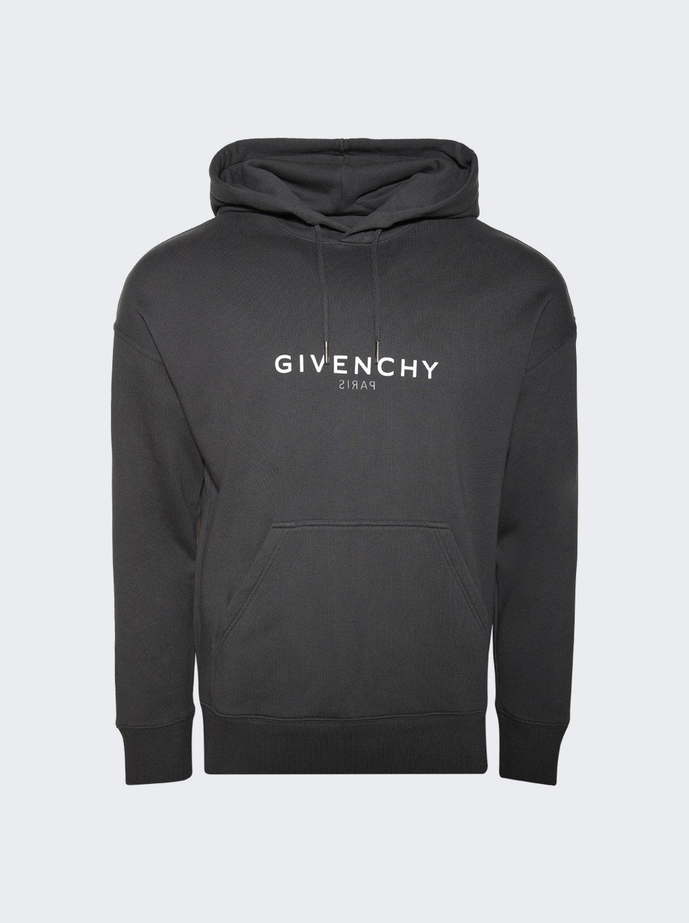 Men | Givenchy | Reverse Givenchy Hoodie Charcoal | Grey