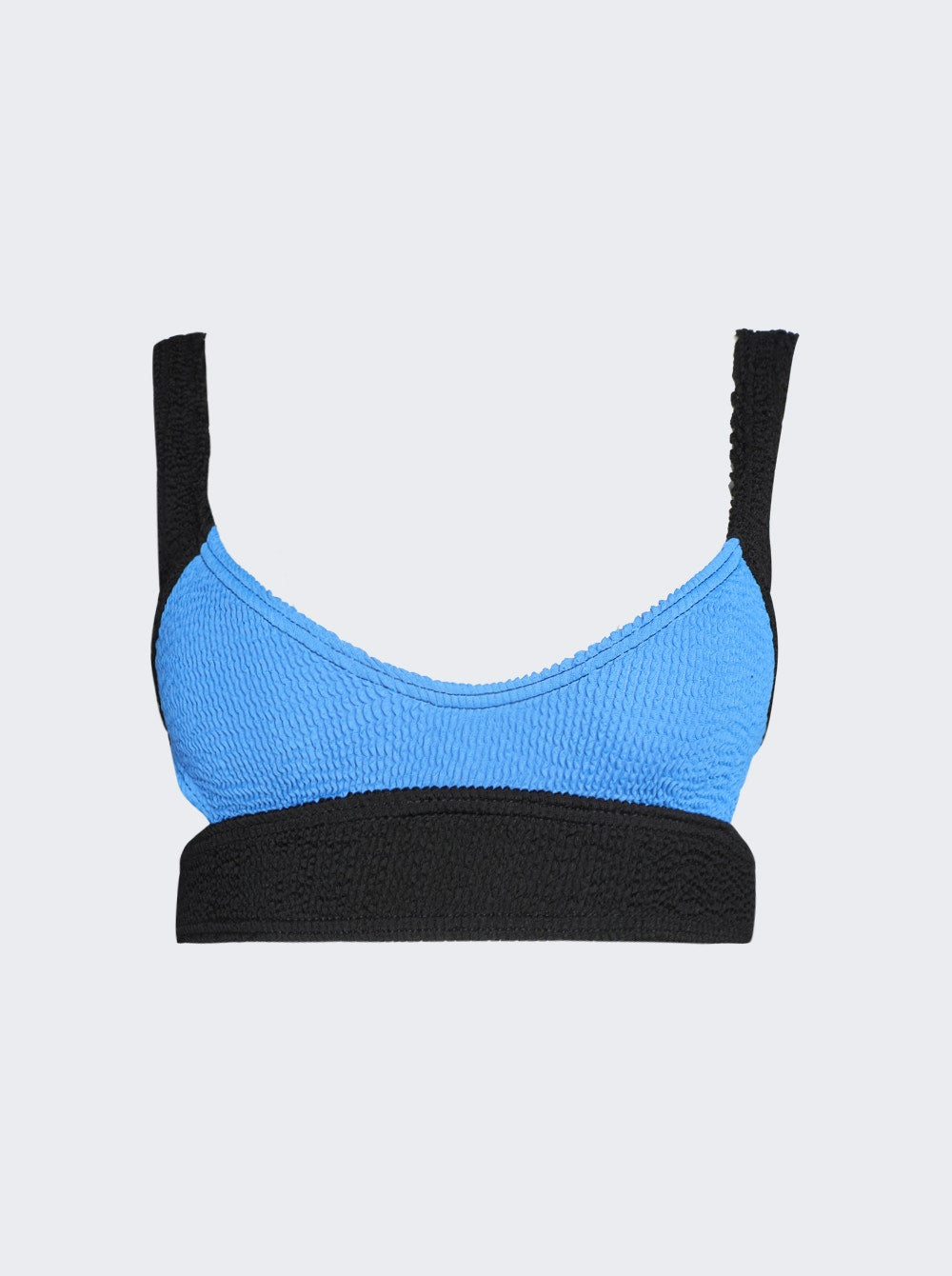 Women | Bond-Eye | Splice Nino Crop Bikini Top Cobalt And Black | Blue