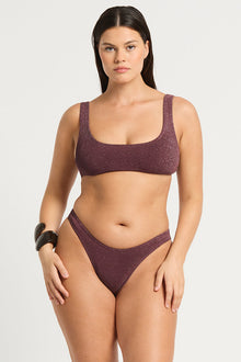 Malibu Crop | Amarena Lurex Micro