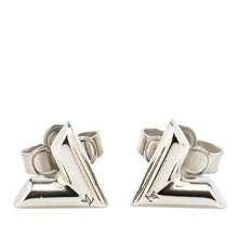 Louis Vuitton | Pre-Owned Silver Plated Essential V Stud Earrings | Silver