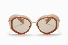 Womens | Brigitte Sunglass | Nude - White Gold | Medium Brown