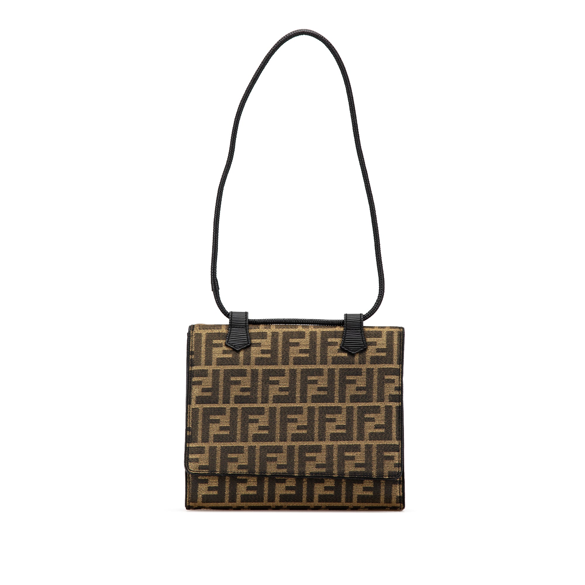 Fendi | Pre-Owned Zucca Canvas Shoulder Bag - V | Brown